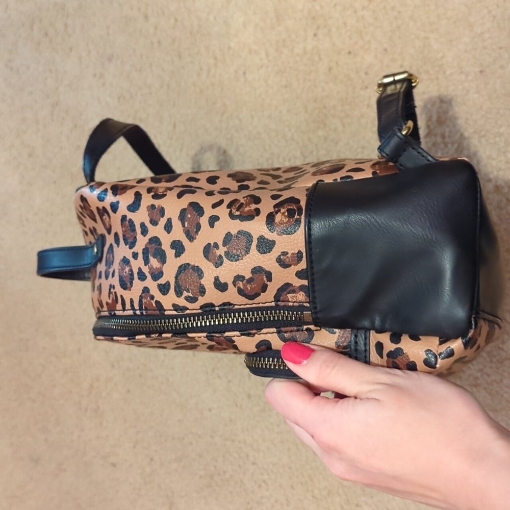 Fossil Felicity Cheetah Two Pocket Mini Backpack - image 3